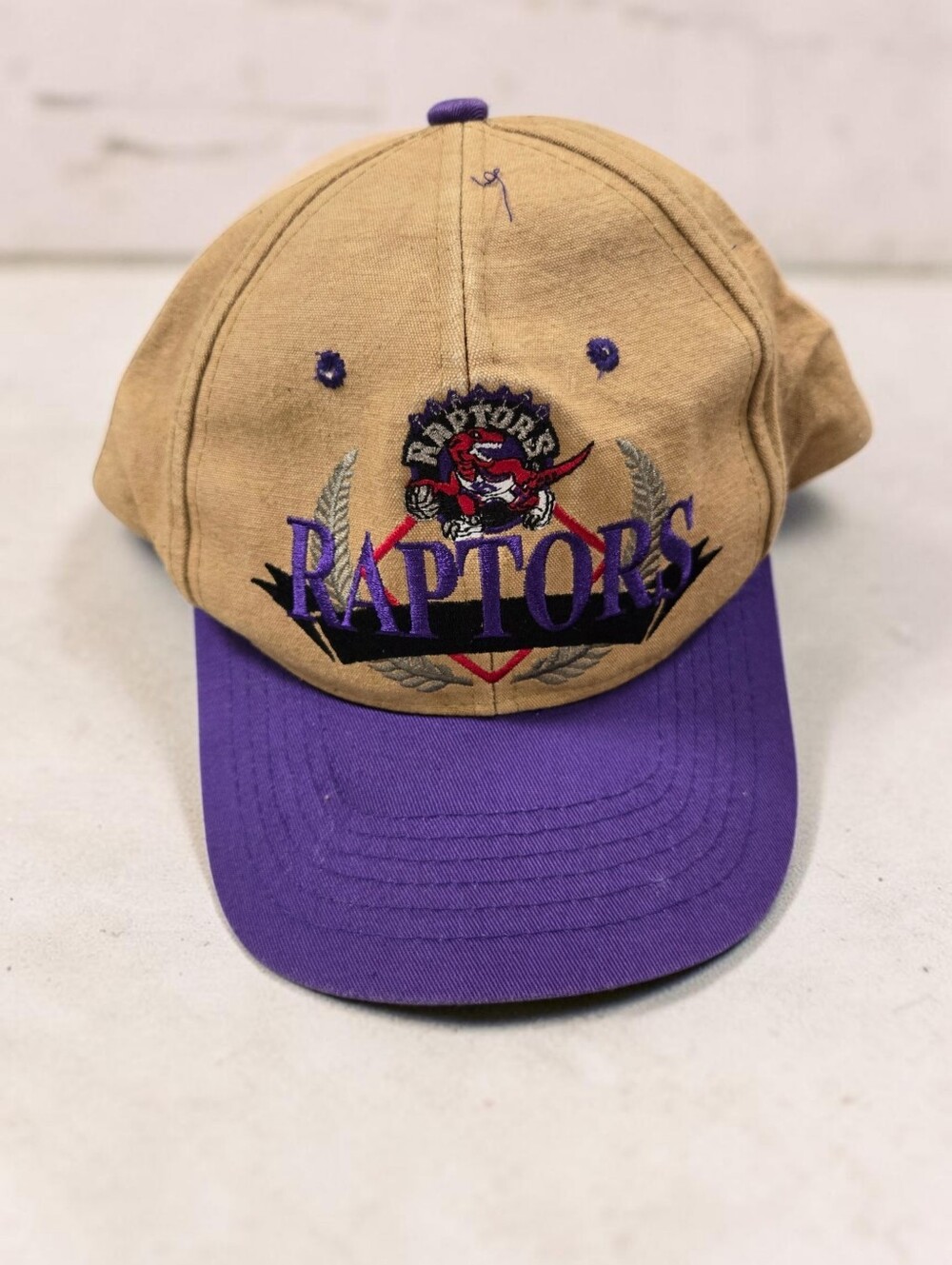 Vintage 90s Toronto Raptors The Game Snapback Hat